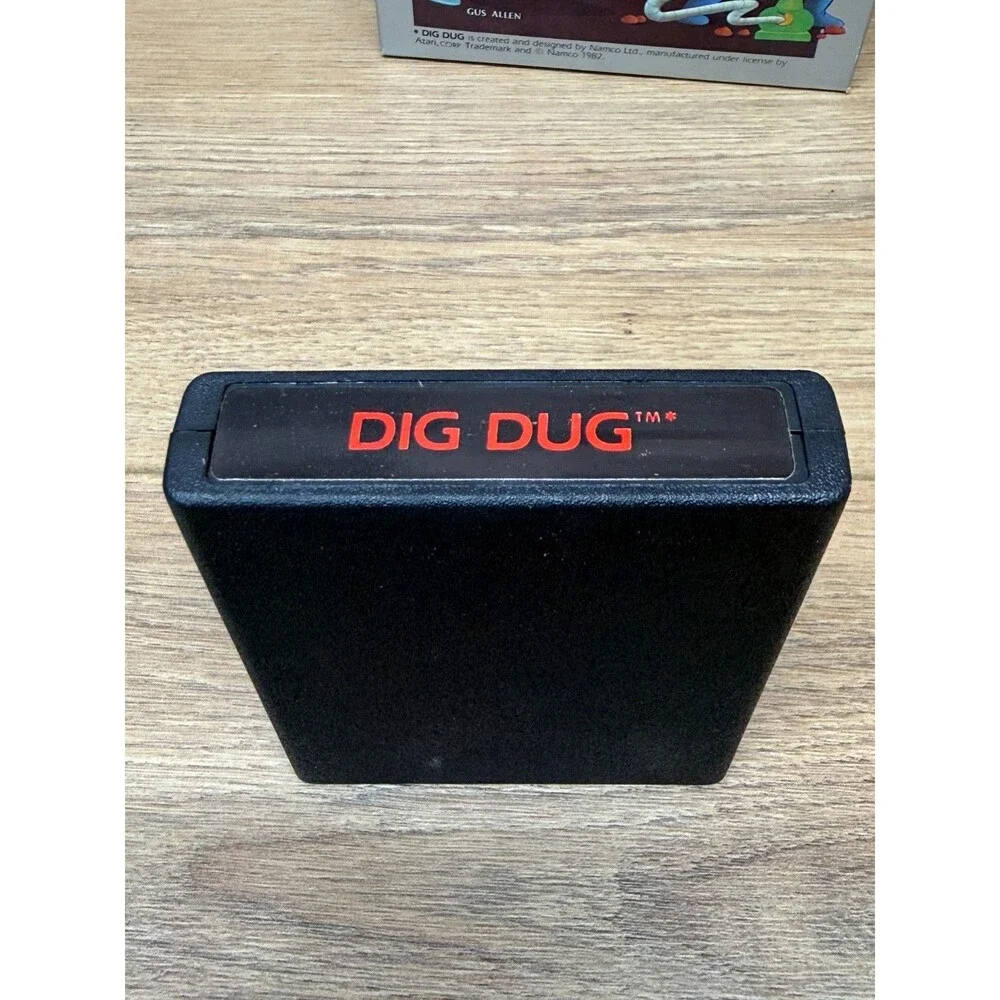 Dig Dug (Atari 2600, 1983) Complete CIB w/ Manual, Warranty Card & Original Box